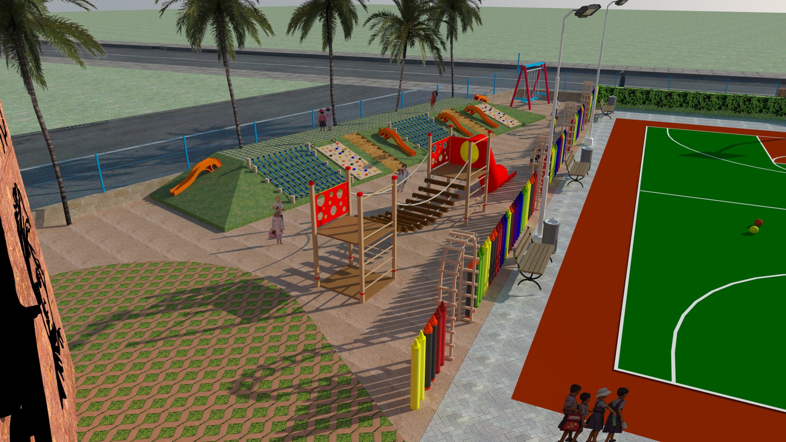 Children’s creative play area